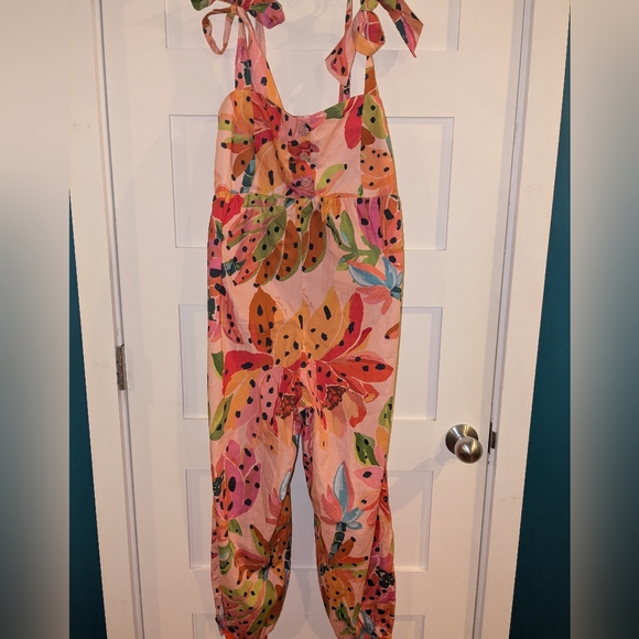 Farm Rio Jumpsuit Bananas Size Small P - Picture 5 of 6